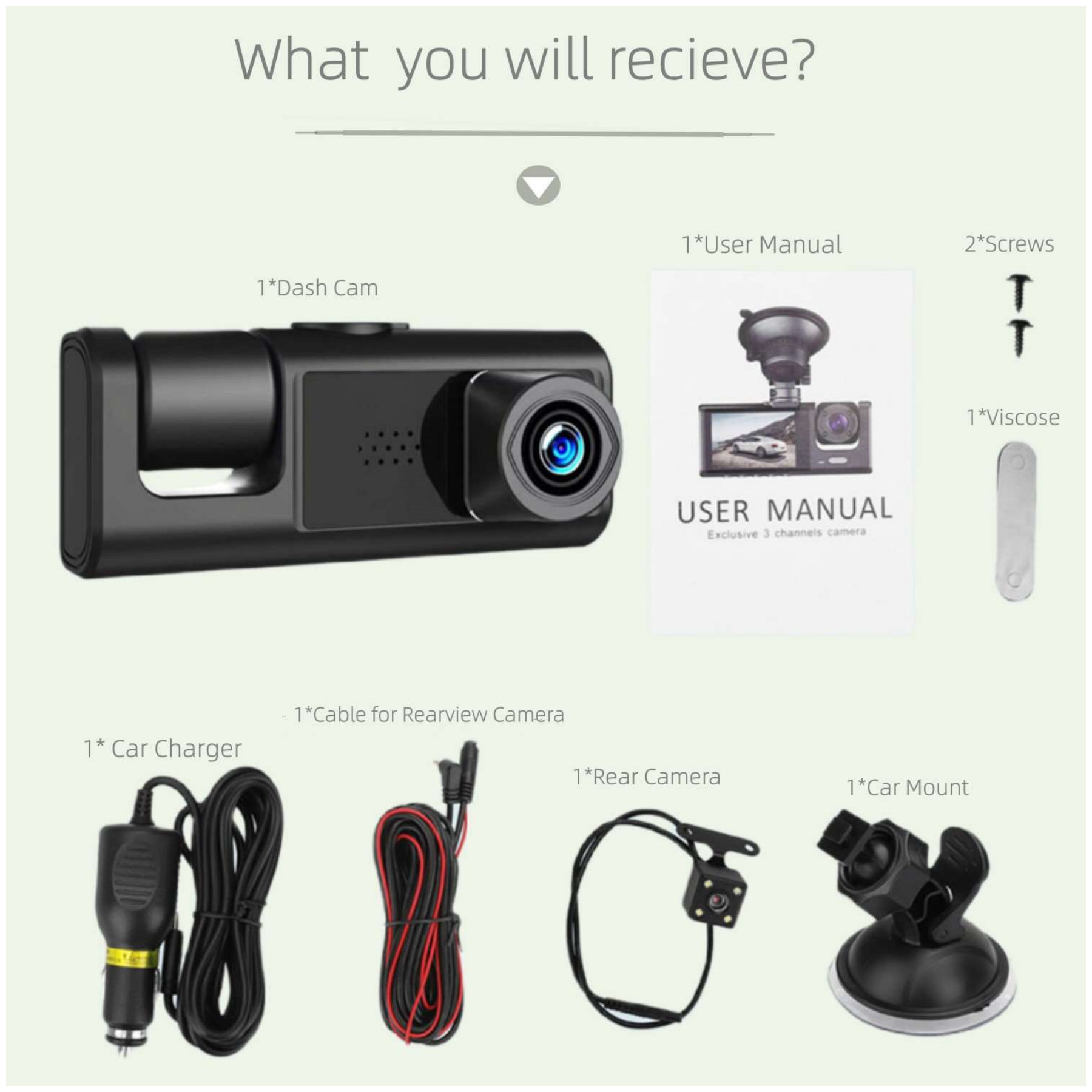 S11 New advantage 2 inch private model driving recorder 3 HD 1080p three lens night vision car DVR