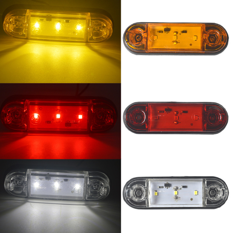 工場直接 3led トラックサイドライトトレーラーテールライト Mk-327 ハイパワー超高輝度 12-24v DC カミオン用|undefined