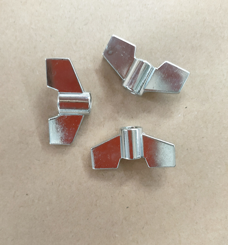 Rack drum accessories hanging rack nut butterfly female bracket screw pipe hoop nut aluminum alloy hand button