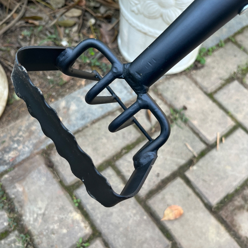 Agricultural rake multi-functional Haigang steak iron rake small rake weeding and raising grass pine soil vegetable garden tools