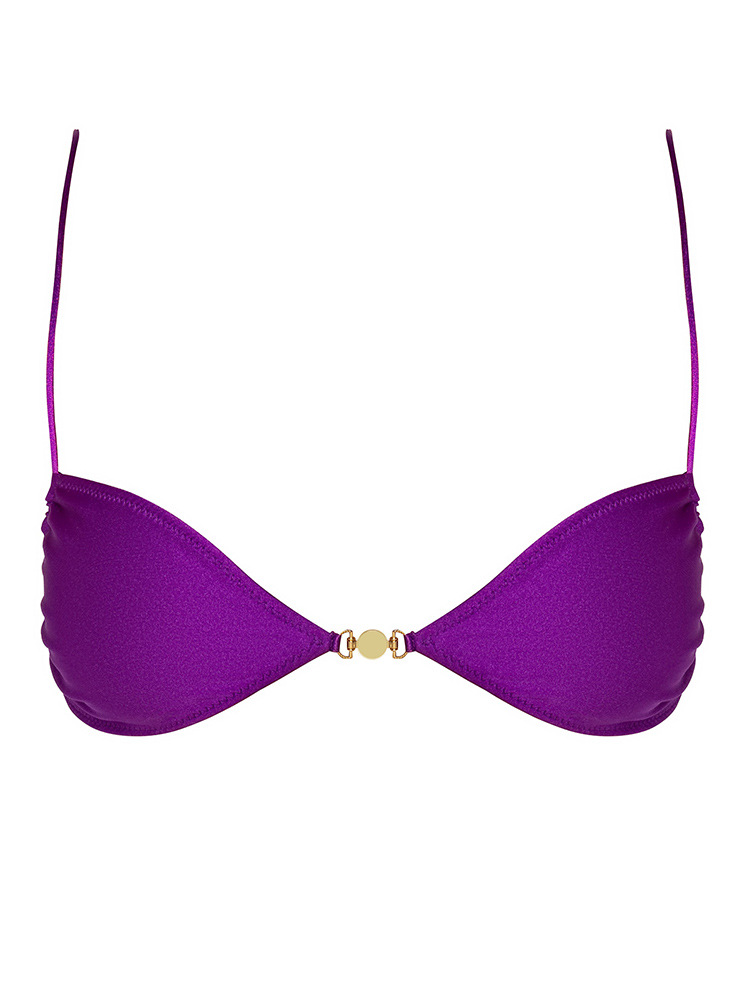bikini quick-drying nylon swimsuit women's split backless bikini European and American sexy foreign trade strap swimsuit tight