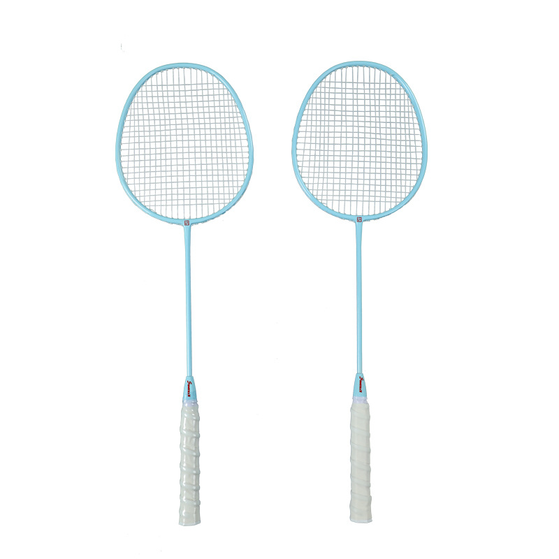 Total Badminton Racket Student Adult One-piece Split Ferroalloy Aluminum Alloy Fiber Feather Double Beat Hair Racket