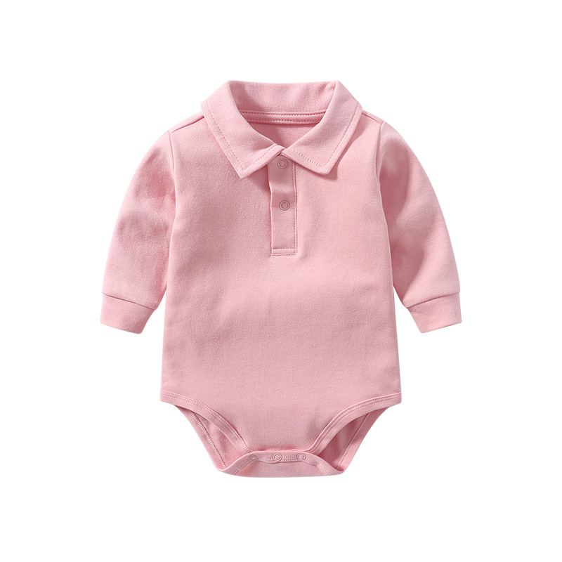 Autumn and Winter New Men's and Women's Baby Triangle Hats Cotton POLO Lapel Long Sleeve Hats Pure White