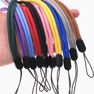 Metal-free Long Neck-hanging Round Lanyard Mobile Phone Camera Recording Pen U Disk Certificate Card Key Hanging Decoration Mobile Phone Chain
