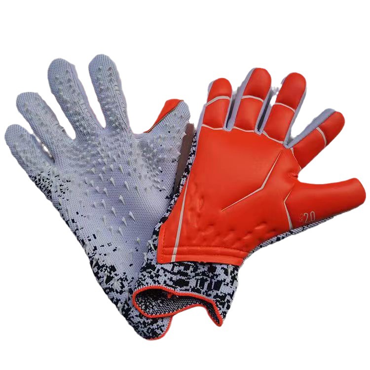Cross-Border football goalkeeper gloves professional adult children latex finger-Free wear-resistant non-slip breathable goalkeeper gloves