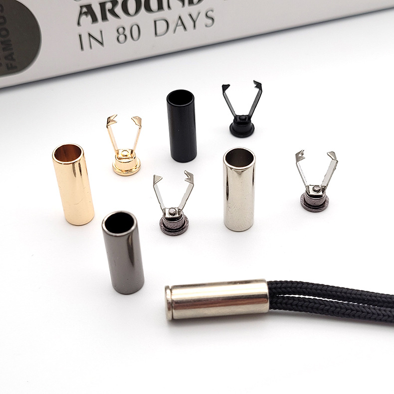 Metal hanging Bell sweater pants head cap rope head stop rope buckle elastic adjustment accessories drawstring buckle accessories trouser waist hanging buckle