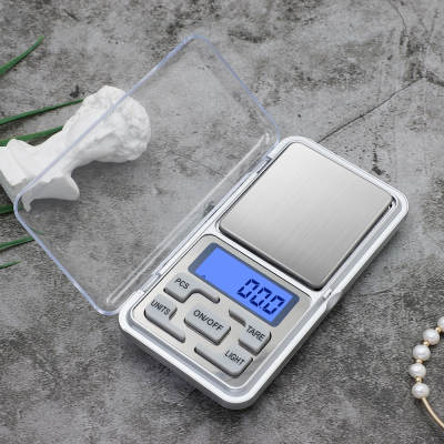 Small portable rechargeable electronic jewelry scale 0.01g mobile phone scale mini counting pocket scale jewelry scale