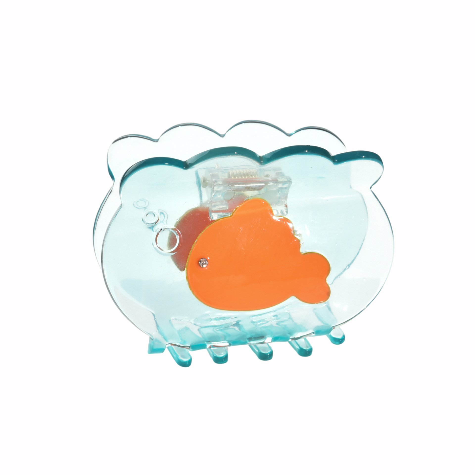 YHJ hair accessories new acetate grip transparent fish tank hairpin cute animal fish shark clip plate hairpin hair grip_voghion.com