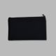 12cm * 21cm black cloth black zipper