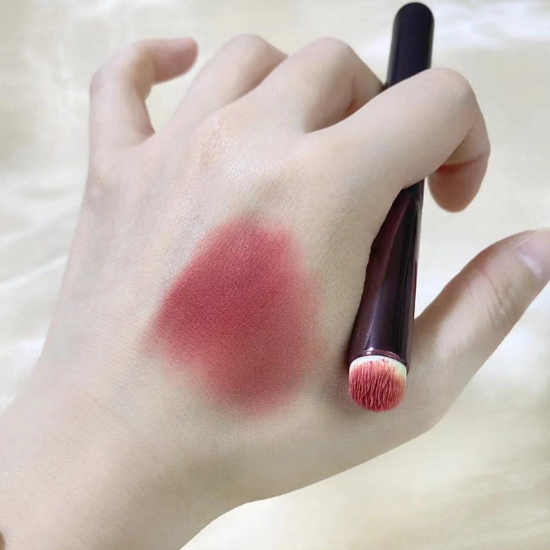 Happyrim blogger recommends round head lip brush multifunctional bullet concealer brush lipstick fog brush without brush marks