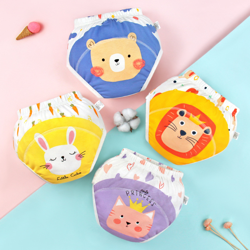 Baby's Toilet Training Pants Summer Baby's Pure Cotton Diaper Bag Children's Men's and Women's Type a Diapers
