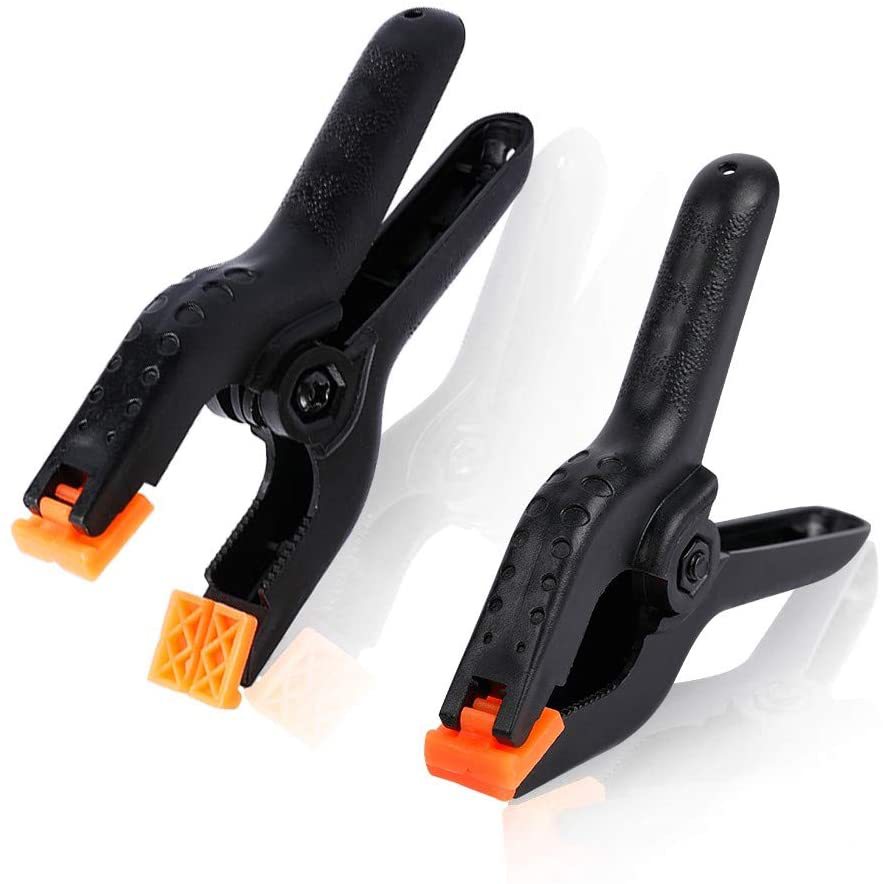 Cross-Border 2 inch 4 inch 9 inch plastic woodworking clip mini photography background cloth nylon fixed spring clip A clip vigorously