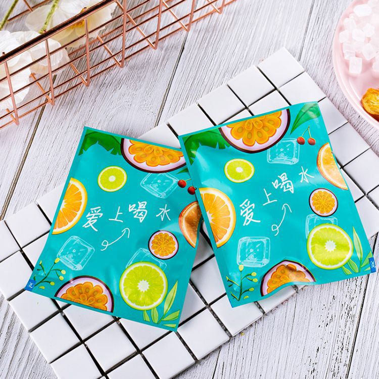 Kumquat lemon passion fruit tea 90g factory wholesale distribution Internet celebrity cold bubble freeze-dried fruit tea combination fruit tea