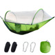 Fruit green and dark green 260*140 automatic quick-open mosquito net hammock