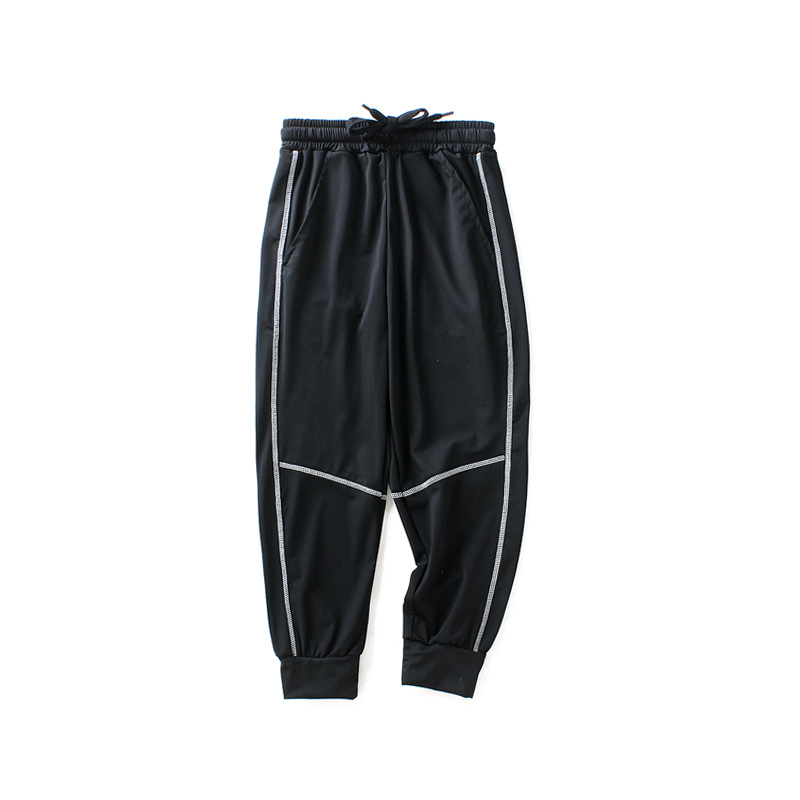 Summer Children's Pants Korean Boys' Ultra-thin Sports Pants Large Children's Casual Ice Silk Quick-drying Pants Children's Anti-mosquito Pants