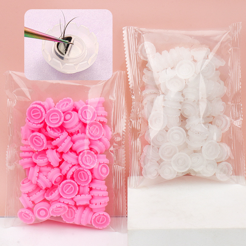 In stock wholesale flowering Cup flowering artifact Camellia Sun flowering glue Cup eyelash tool grafting eyelash