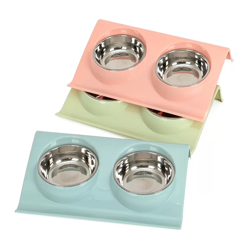 Cat Bowl Water Food Integrated Cat Food Basin Cat Drinking Bowl Cat Food Bowl Diangle Bowl Pet Food Feeding Dog Rice Bowl