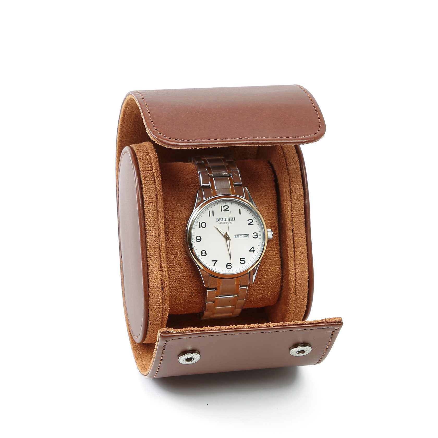 Factory in stock Crocodile Genuine Leather Texture PU Leather Watch Storage Box 1 2 3 Epitope Watch Box