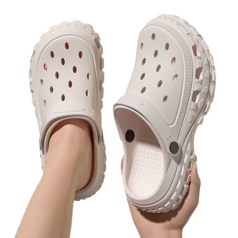 Cross-border Explosive Cave Shoes High-height Shoes Outer Wear Non-slip Deodorant Shoes Men's Thick-soled Beach Shoes