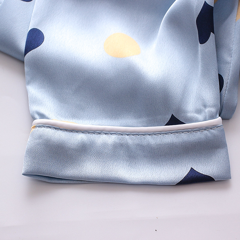CA126 a generation of new year children's home clothes long sleeve casual fashion baby love pajamas two