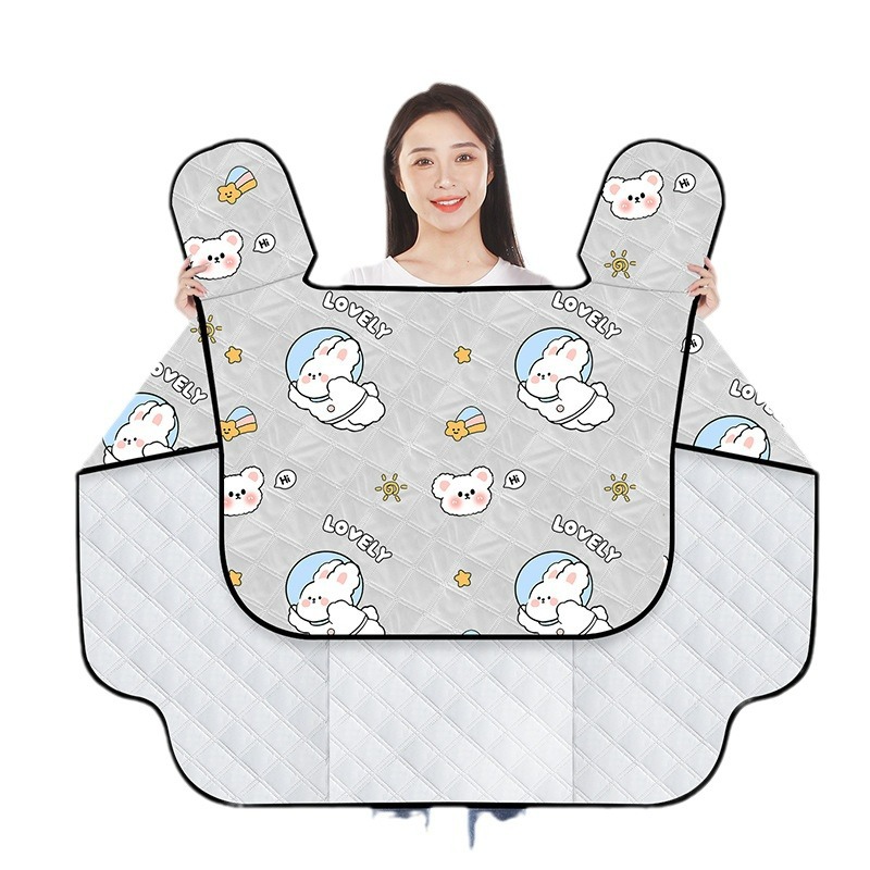 2025 new battery car windshield cover thin spring and summer sunscreen Oxford cloth electric car windshield large pocket