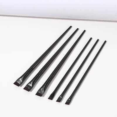 New single flat lying silkworm ultra-thin blade fine A101 eyeliner brush A102 eye shadow brush oblique head makeup brush