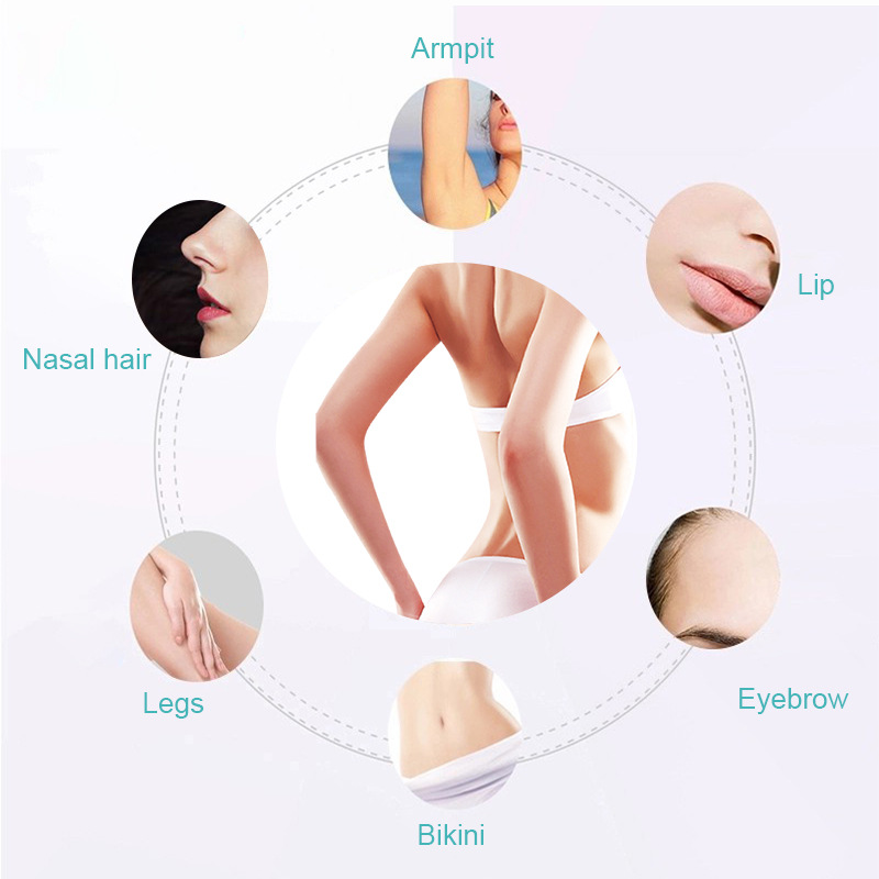 Daling DALING-6018 women's hair remover full body hair removal four-in-one suit electric USB home cross-border