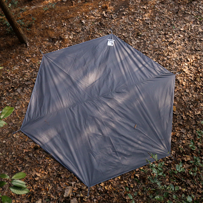 Outdoor Camping Tent Hexagon Floor Cloth Anti-grass Cloth Waterproof Moisture-proof Wear-resistant Oxford Mat Oversized Light picnic mat