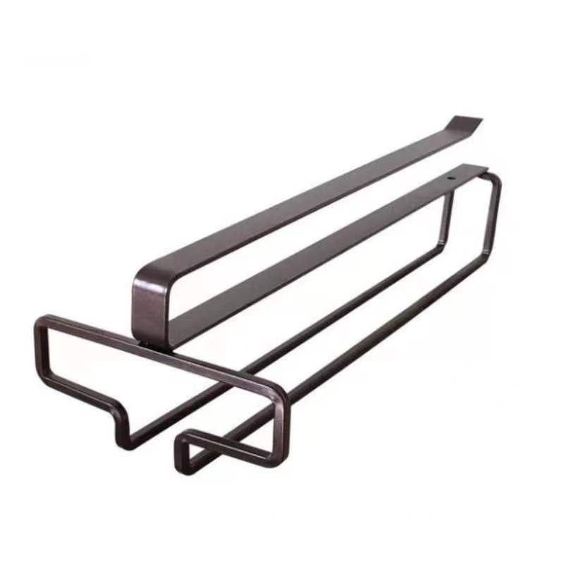 Wine cup holder upside down household creative iron Cabinet cup holder draining rack nail-free art punch-free goblet rack