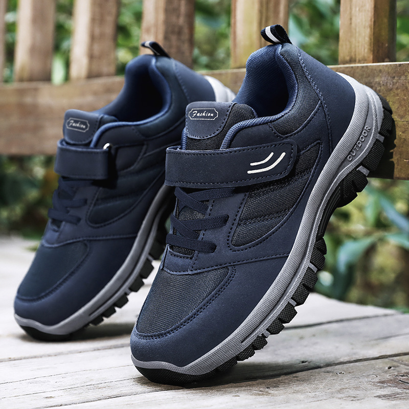 Walking shoes men's autumn 2024 New Live broadcast generation old shoes middle-aged and elderly running shoes comfortable sneaker