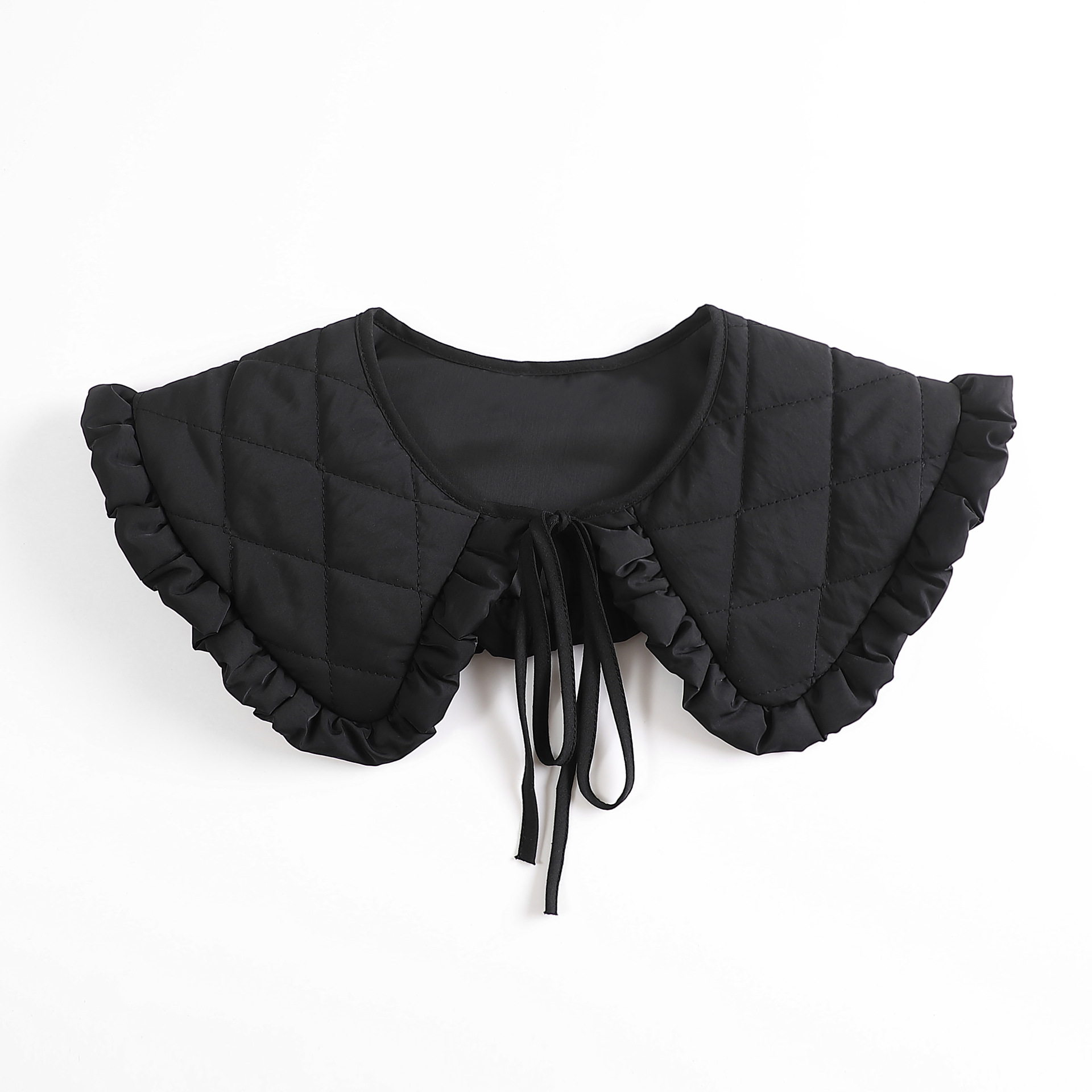 South Korea Dongdaemun 2021 spring new shawl outer wear thickened cotton fake collar niche shawl cute women