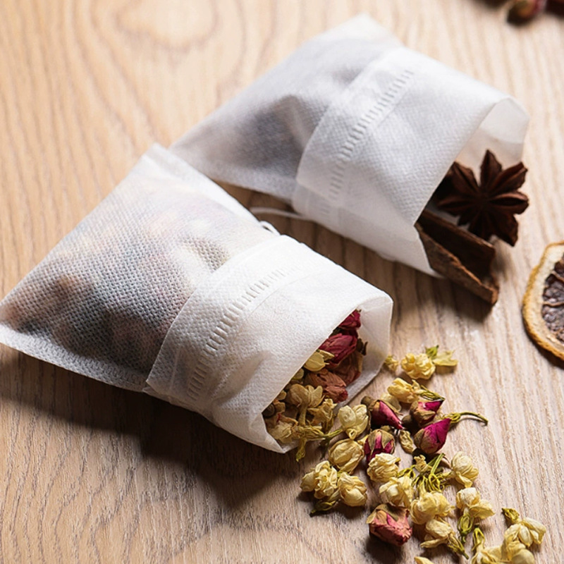 Full Size Non-woven Tea Bag Bag Disposable Bag Decocting Medicine Bag Drawstring Filter Bag Seasoning Halogen Bag