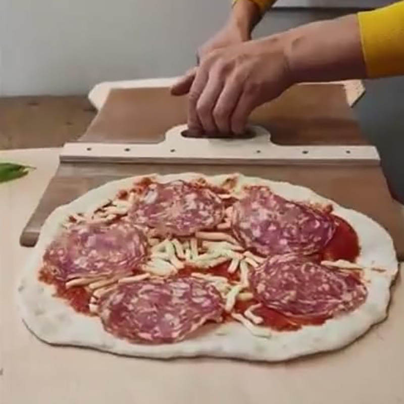 Pala Pizza Scorrevole трансграничная новая деревянная раздвижная Лопата для пиццы бытовой лоток Лопата для пиццы