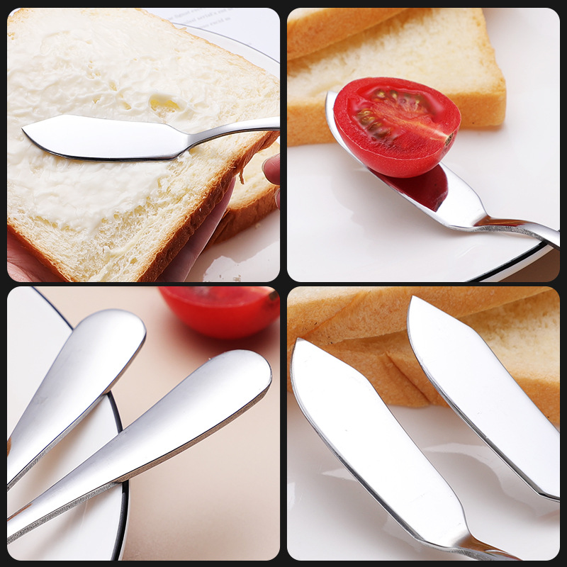 Jam butter knife stainless steel butter knife sauce knife butter cutting knife cheese cream spatula baking tool