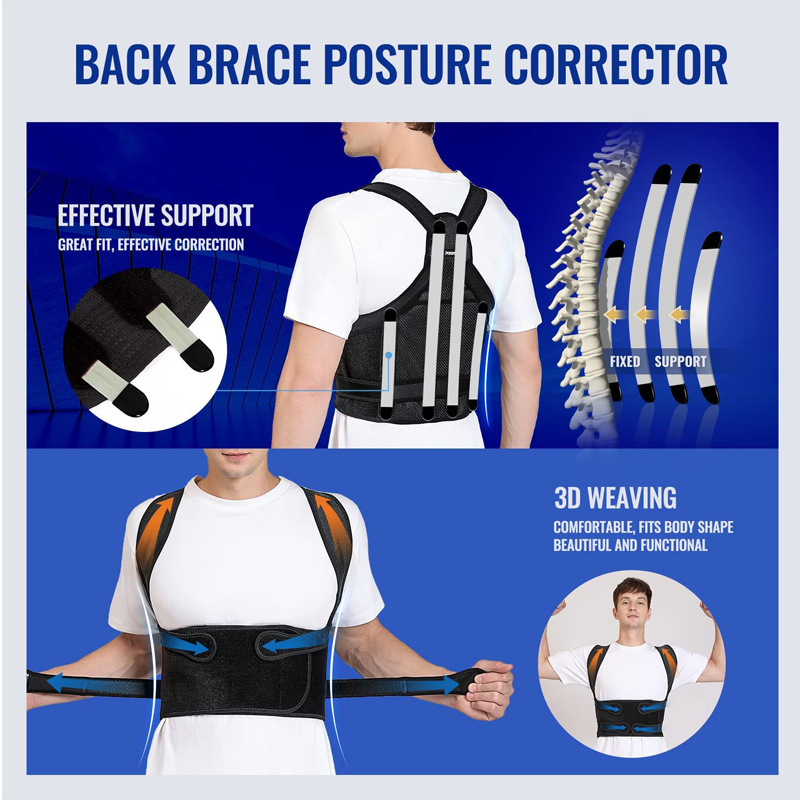 Cross-border Back Strap Adult Children Sitting Posture Strap Anti-kyphosis Strap Posture Strap