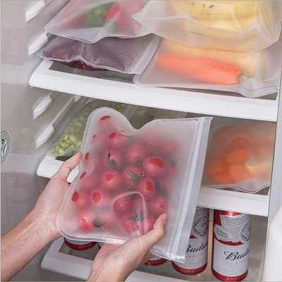 Spot wholesale PEVA food storage bag sandwich preservation bag refrigerator snack freezer bag frosted seal EVA