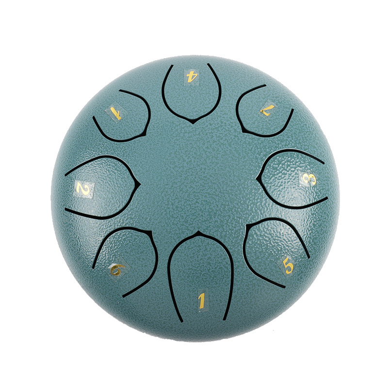 Full syllable ethereal drum 6 inch 8 tone Lotus drum steel tongue drum worry-free drum children Enlightenment percussion instrument source factory