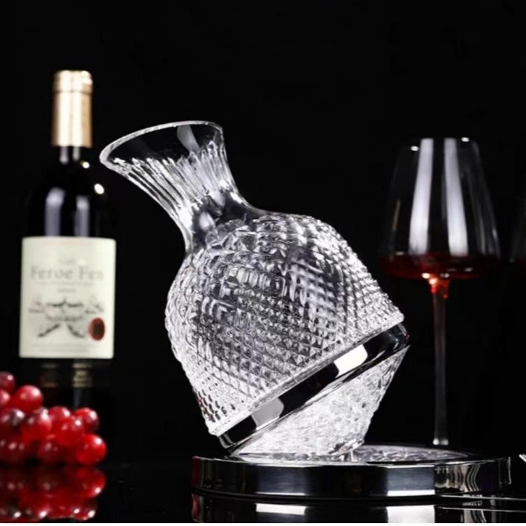 Factory direct net red explosion shaker tumbler decanter rotary decanter