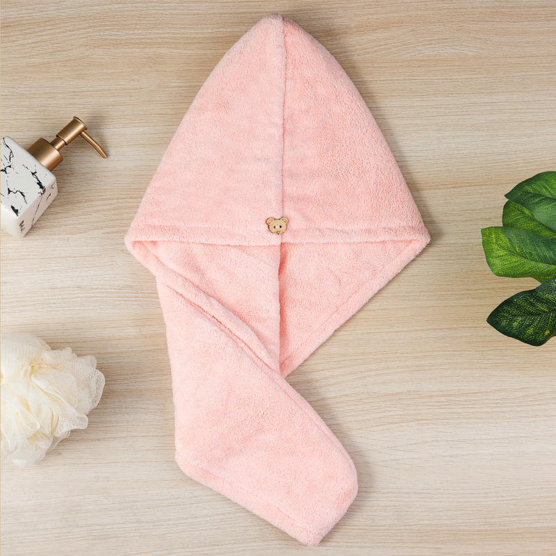 Hair drying cap Women's Super absorbent quick-drying children's bag hair towel shower cap hair drying towel hair drying cap wholesale