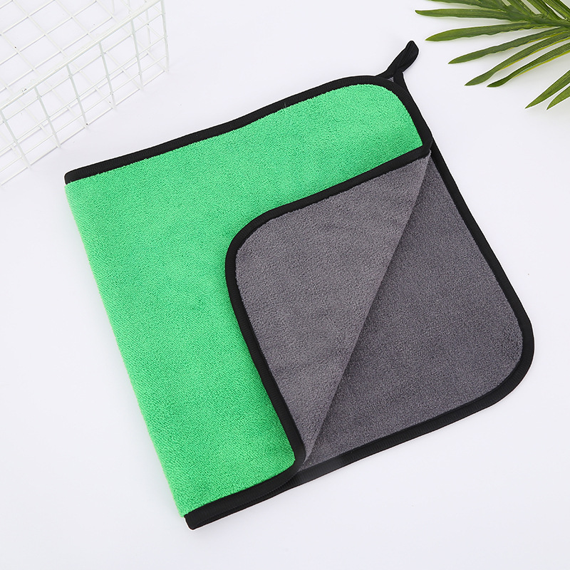 Amazon pet towel strong absorbent car towel dog bath quick-drying towel fine fiber cat and dog bath towel