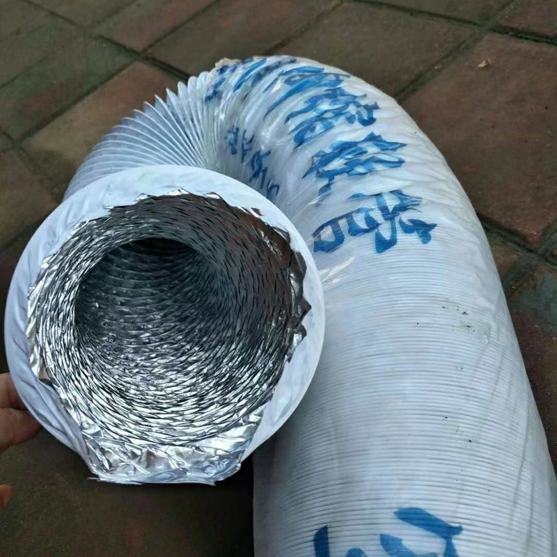 アルミ箔プラスチック複合ホース新風ホース二重空調換気黒色二重アルミ箔ホース|undefined