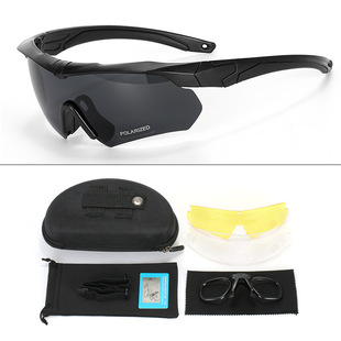 Spot Tactical Cs Glasses Polarized Anti-Uv Tactical Shooting Goggles Anti-Wind and Sand Outdoor Sports Goggles