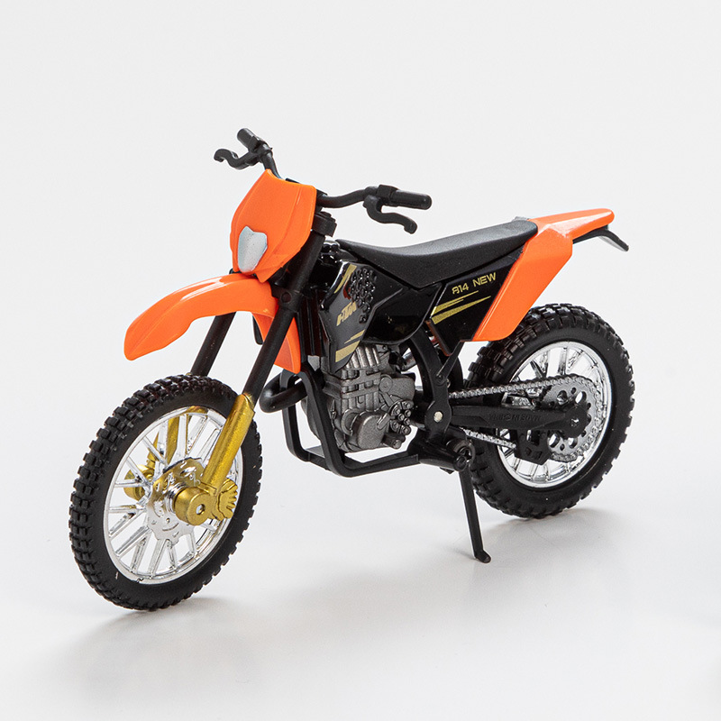 Cross-border 1:18 alloy motorcycle model children's toy ornaments sliding car model boy toy with base wholesale