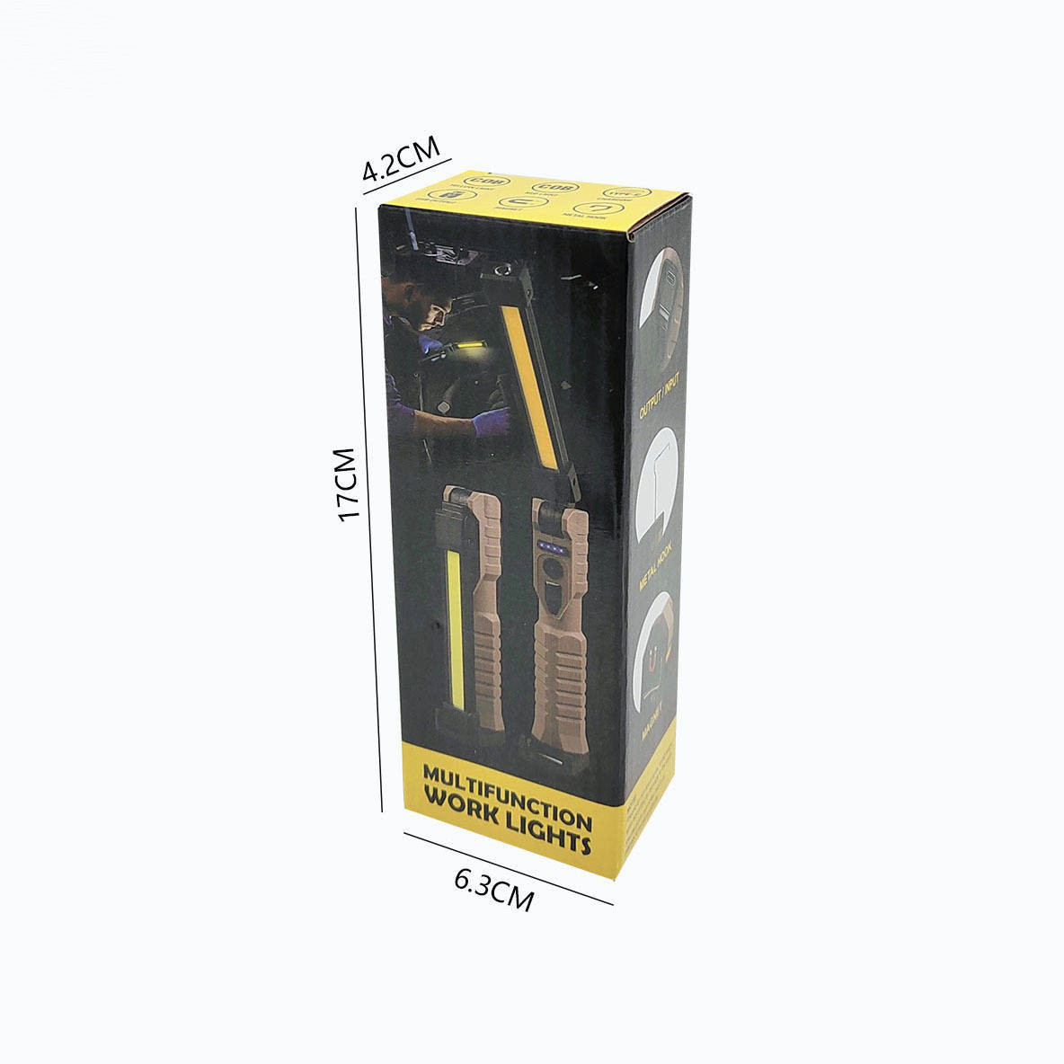 FT20 folding work lamp double-sided COB strong flashlight LED auto repair detection strong magnet three light source emergency