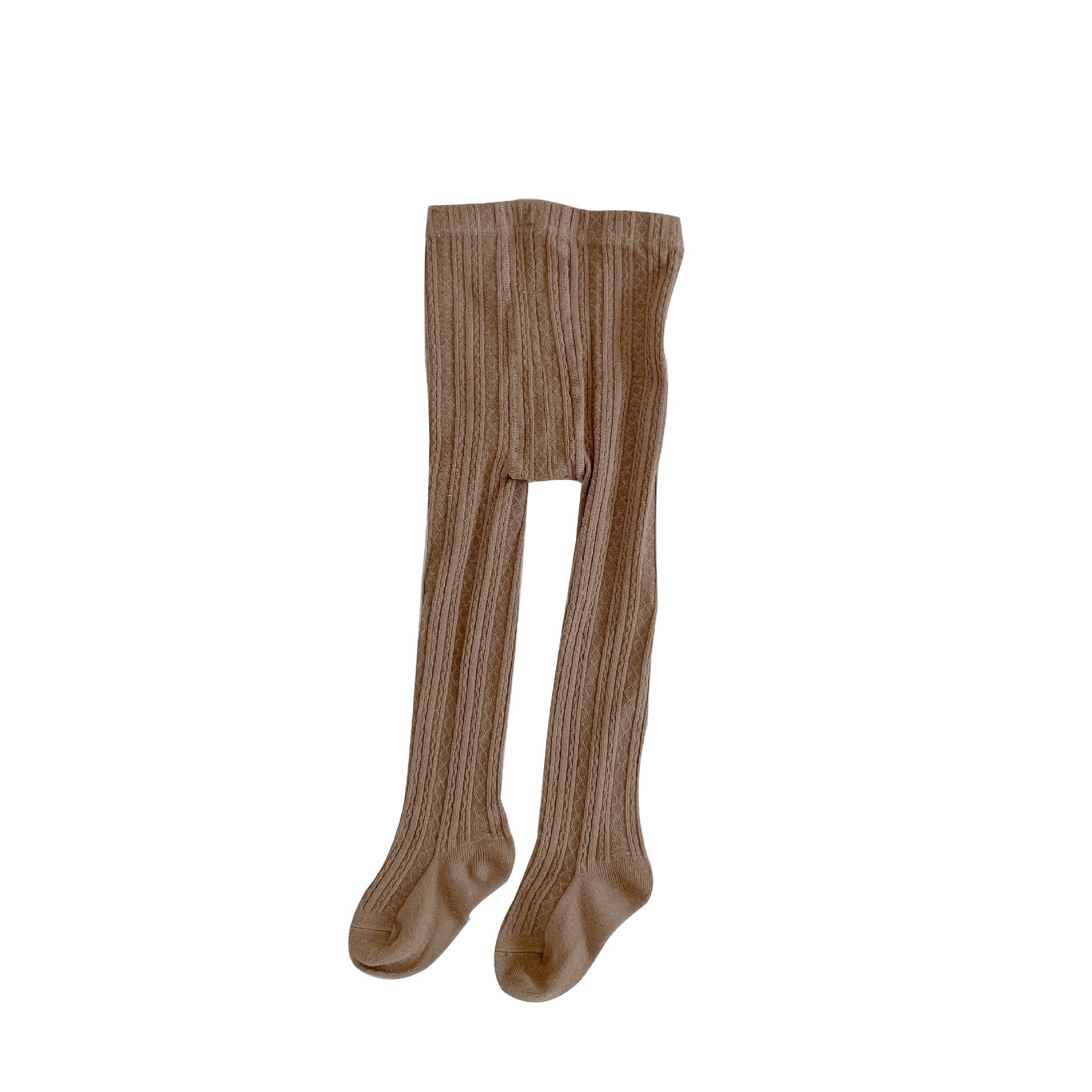 ins Girls Leggings Spring and Autumn 2022 Solid Color Twist Baby Leggings High Waist Foot Leggings
