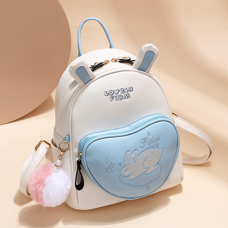 2023 new backpack Women's Mini cute rabbit Bag Girl backpack
