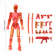 Red gold (13cm) print