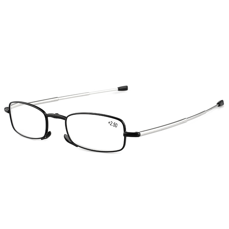 LH8802 Hard Box Antenna Telescopic Portable Folding Anti-Blu-ray reading glasses Unisex HD reading glasses Factory