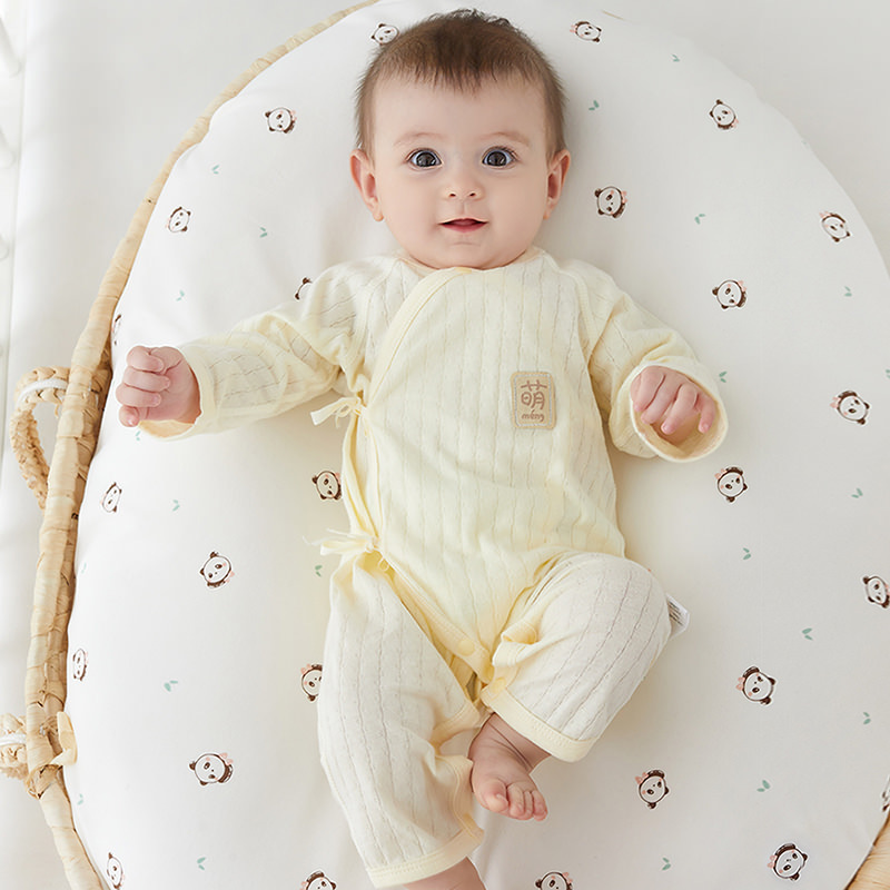 Baby's Jaysuit Summer Thin Long-sleeved Hare Clothes Newborn Clothes Cotton Monk Clothes Baby's Air-conditioning Clothes Pajamas