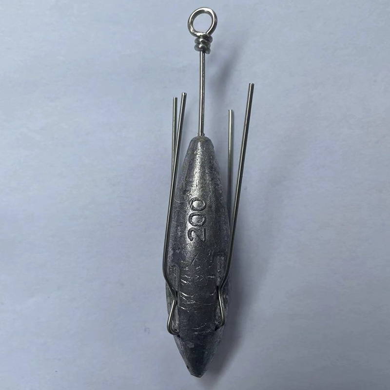 Factory accessories wholesale reverse fishing lead sea pole Luya fishing pendant sea fishing anchor fish anti-hanging bottom lead pendant reverse fishing lead pendant